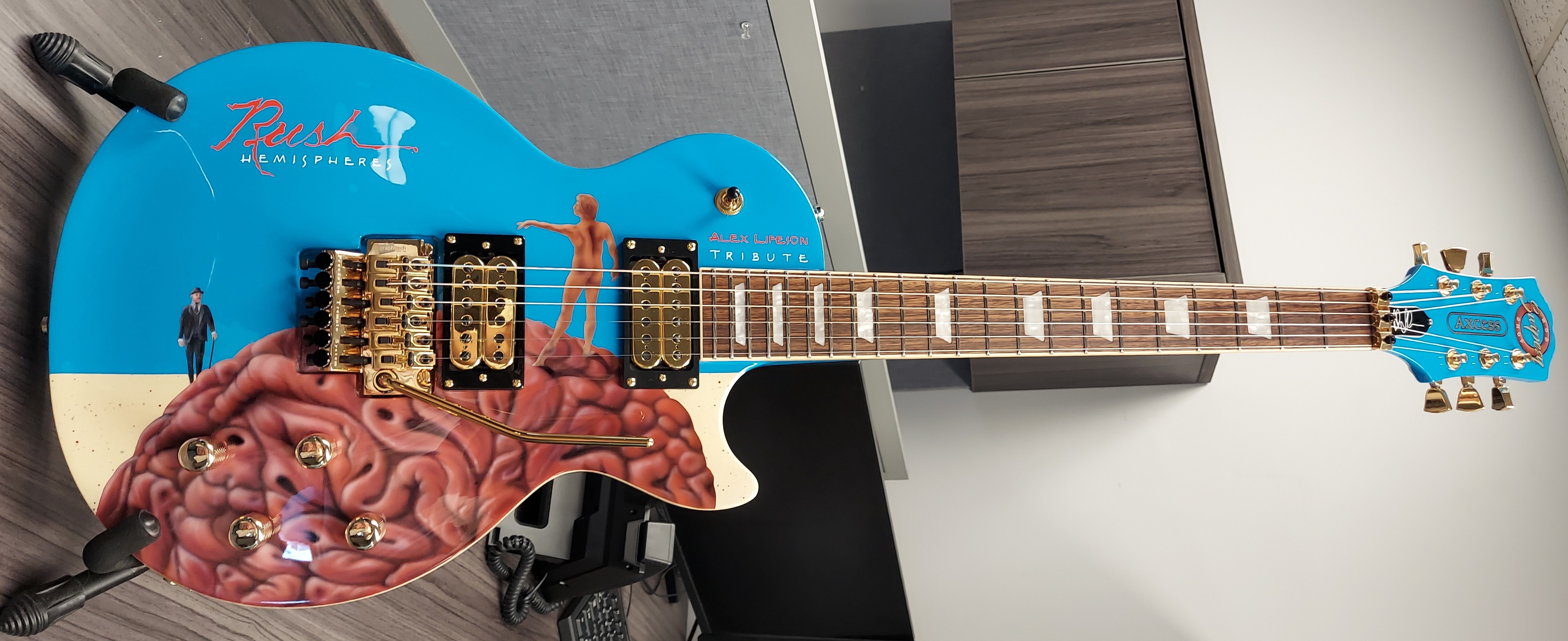 Alex Lifeson Les Paul Axcess Custom Tribute Guitar (PICS